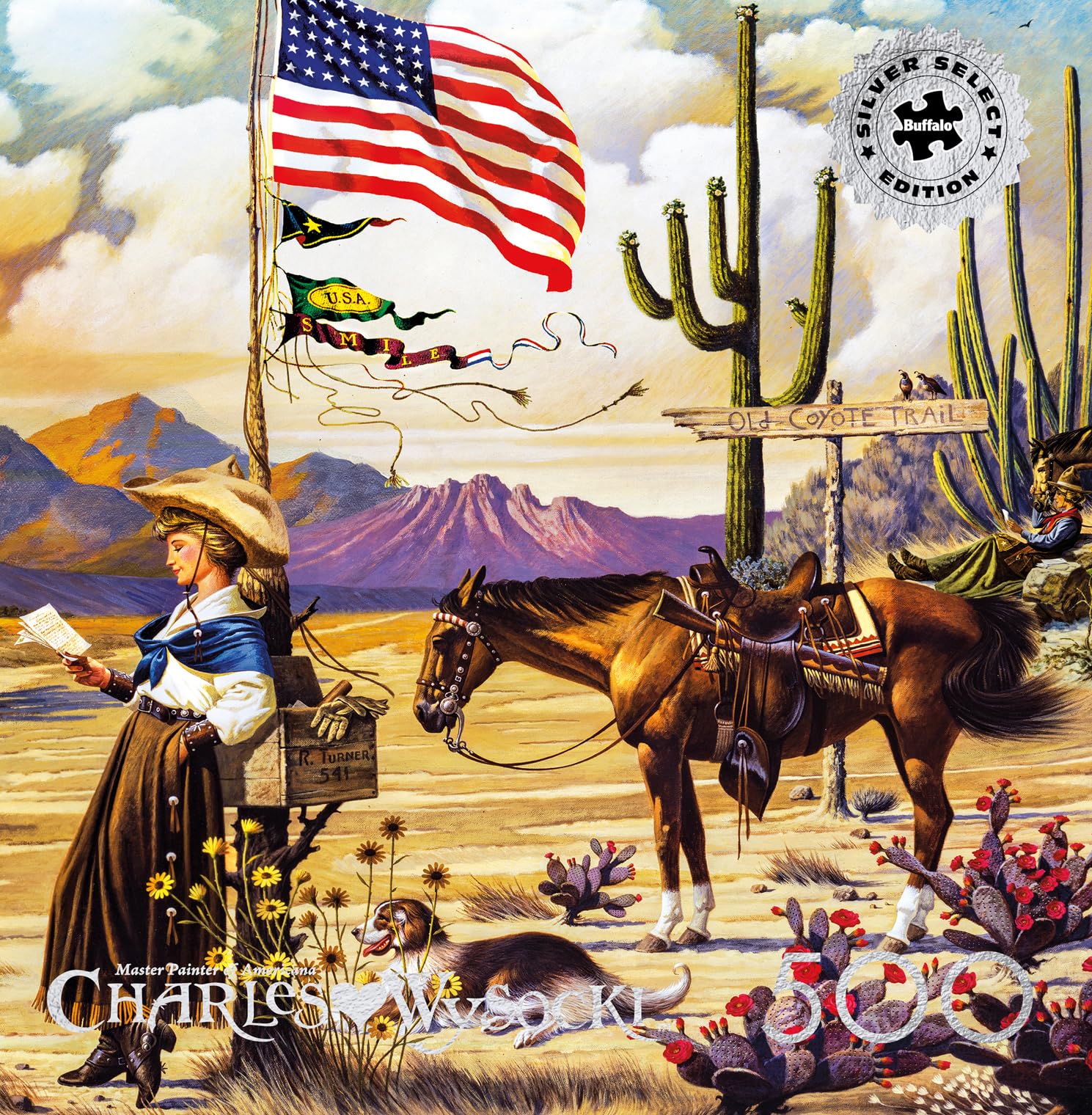 Amazon.com: Buffalo Games – Charles Wysocki Love Letter from